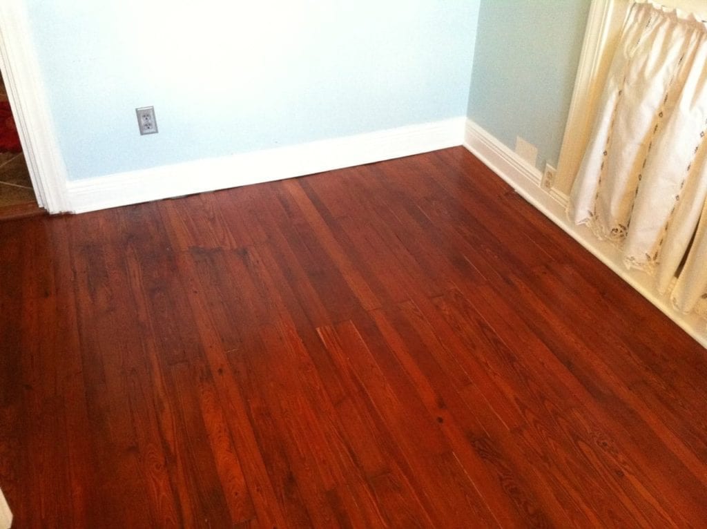 Repaired and Restored Heart Pine Floors